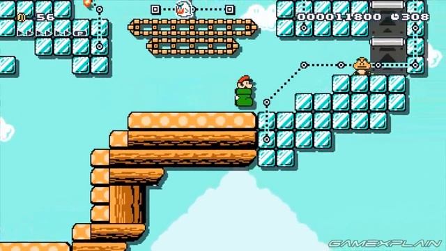 Peach's Castle - Super Mario Maker Level Showcase смотреть онлайн