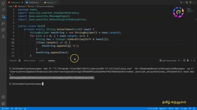 Pythonic Way of Generating Hashcode for Password смотреть онлайн