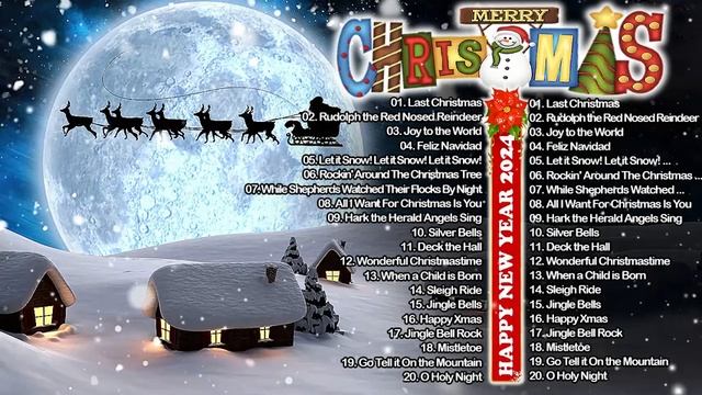CHRISTMAS SONGS 2024 ?? Welcome New Year 2024 ?? Merry Christmas ?? Best Christmas Songs of All Tim смотреть онлайн