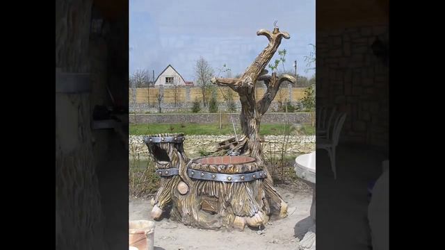 БАРБЕКЮ , КАМИНЫ из арт бетона . работы разных мастеров обзор работ. смотреть онлайн