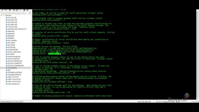 OpenStack - Enabling Cinder Backup Service смотреть онлайн