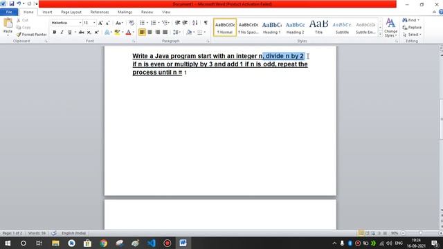 Input integer n, divide n by 2 if n is even or multiply by 3 add 1 if n is odd, repeat until n=1 смотреть онлайн