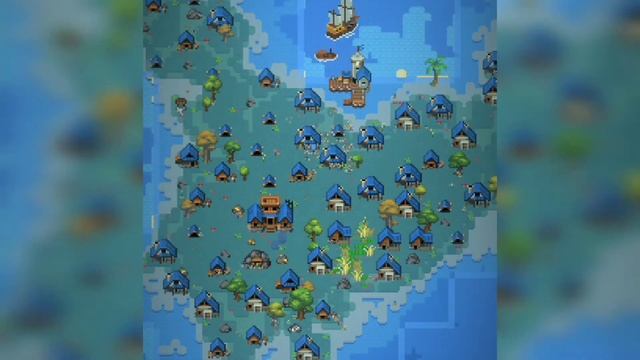 Как будет выглядит Фулл деревня в World Box ?!