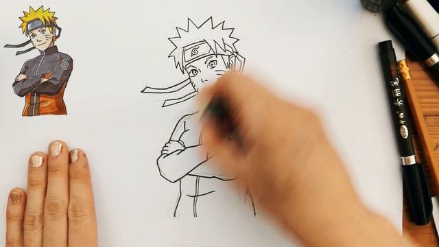 Рисую Наруто - Drawing Naruto смотреть онлайн