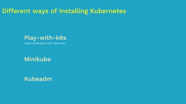 Session-3 : Different Ways of Installing Kubernetes смотреть онлайн