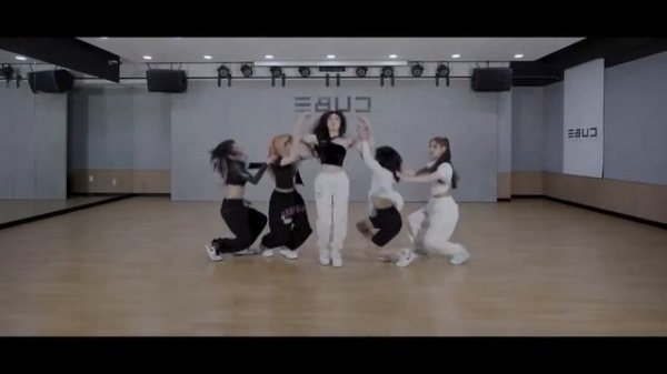 Tomboy ((G)I-DLE) dance practice Mirrored