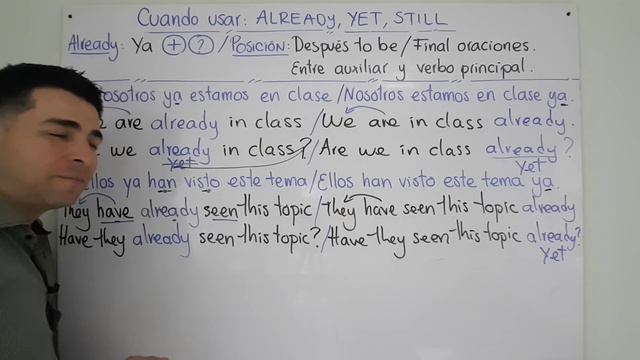 Así de fácil es usar ALREADY, STILL y YET - Aprende sus diferencias | Clases inglés смотреть онлайн