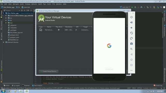 #2 Create and Configure Android Virtual Device (AVD) in Android Studio | Flutter Tutorial Beginners смотреть онлайн