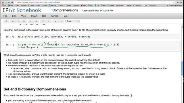 7 5 Comprehensions смотреть онлайн