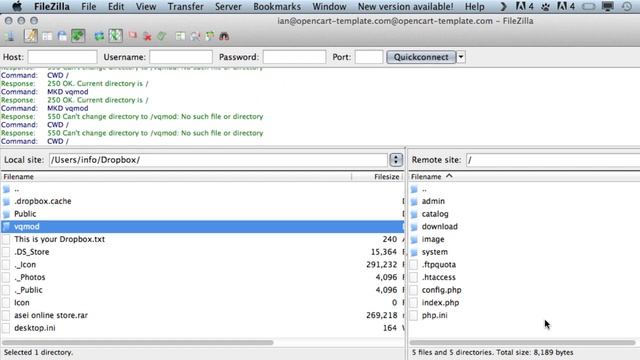 OpenCart Lesson 4: Installing vQmod смотреть онлайн