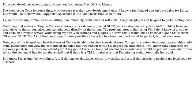 Ubuntu: Coda-like experience for Ubuntu смотреть онлайн