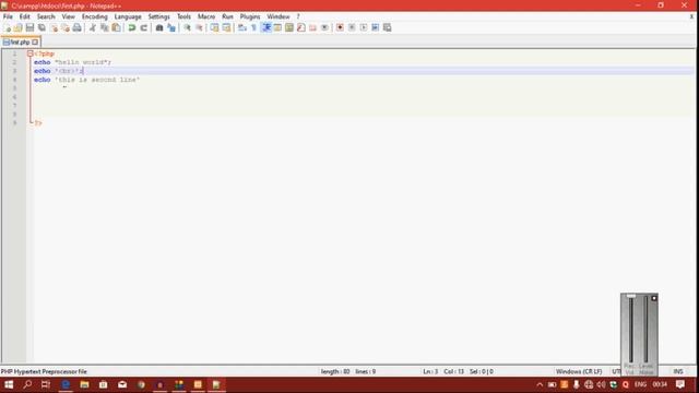Echo Function In Php Hindi Tutorial смотреть онлайн