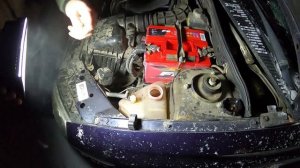 Проверка прокладки ГБЦ с помощью презерватива) Лада Калина