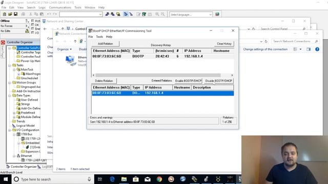 PLC Programming Fundamentals - How To Use BOOTP / DHCP Tool Set An IP Address Of A New Rockwell PLC