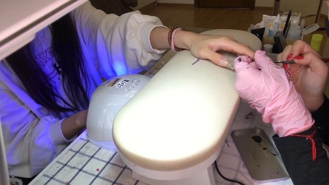 Делаю наращивание ногтей?очень крутой дизайн? смотреть онлайн