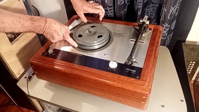 Thorens TD160 Turntable With Rega Rb250 Tonearm And Metal Body Denon Dl103.
