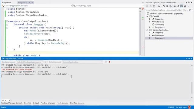 Async/Await для .Net 4.0 смотреть онлайн