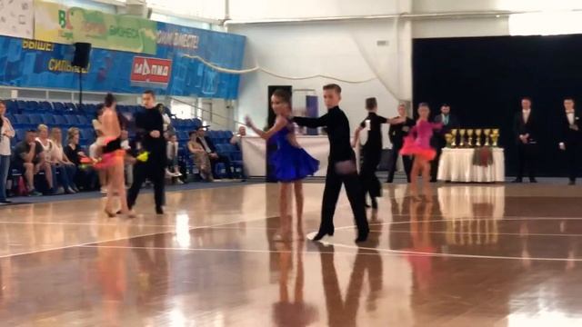 Скопец - Филимонова Первенство Юниоры 1 LA Cha-Cha-Cha смотреть онлайн