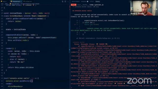 OSS Work: react-error-boundary смотреть онлайн