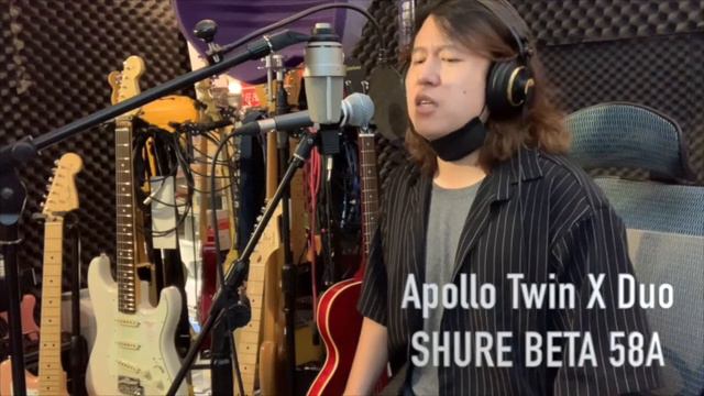 Yamaha AG06 VS Apollo Twin X Duo，use same mic（beta58A） смотреть онлайн