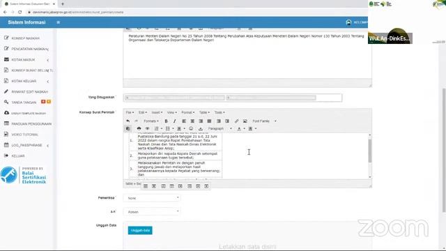 Sosialisasi Tata naskah dinas, Pemanfaatan TTE dan Pemanfaaran Aplikasi Sidebar смотреть онлайн