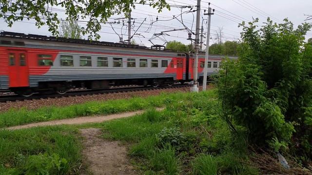 Пригородный электропоезд ЭТ2М 129 Москва - Конаково ГРЭС смотреть онлайн