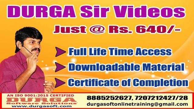 DURGA Sir Videos Java 8 & Java 9 New Features, JDBC Just @ Rs. 640/- смотреть онлайн