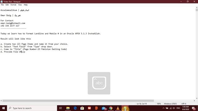 Oracle APEX 5.1.3 | Landline & Mobile # Format смотреть онлайн