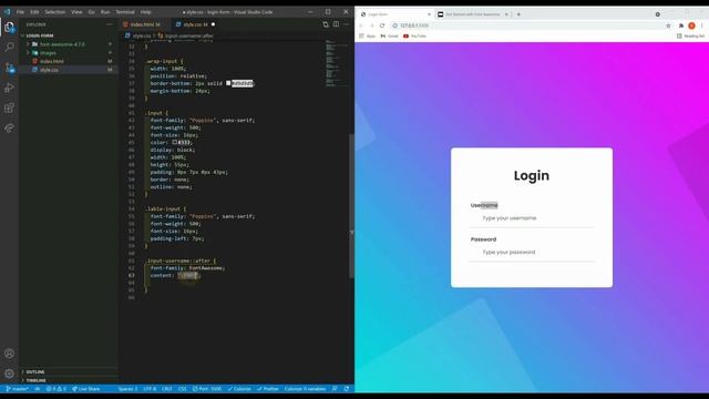 How To Create Login Form with HTML and CSS 3 | Make Sign in Form смотреть онлайн