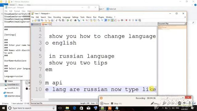 HOW TO CHANGE GAME LANGUAGE|HITMAN ABSOLUTION | RUSSIAN TO ENGLISH смотреть онлайн