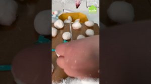 Украшаем снеговиком коробку с подарком #новыйгод2023