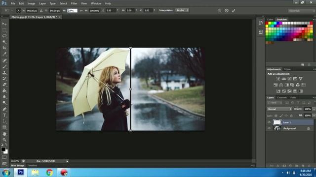 Rain Effect - Photoshop CS6 Tutorial смотреть онлайн