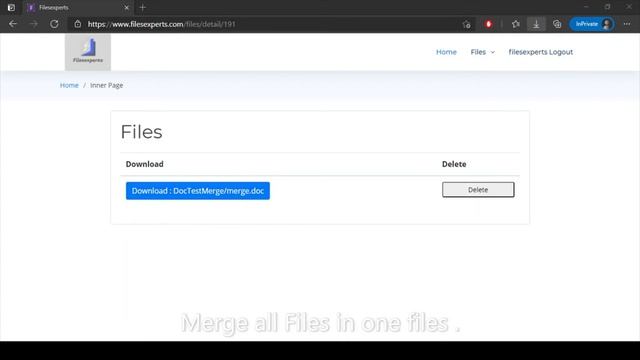Docx Files Merge смотреть онлайн