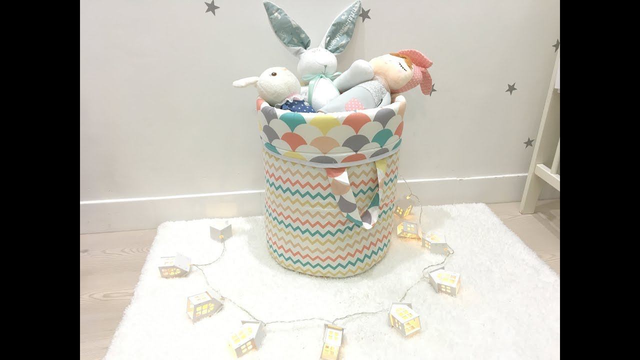 Корзина для игрушек своими руками смотреть онлайн