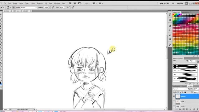 Kyle's Animator Pencil Brush test in PhotoshopCs5 смотреть онлайн