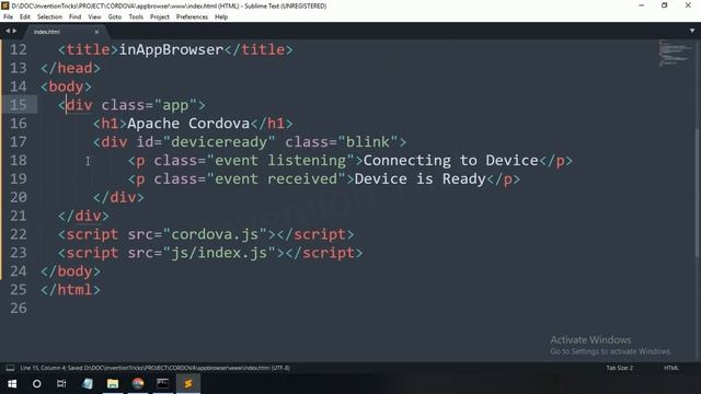 Website to Android App Convert using Cordova Framework смотреть онлайн