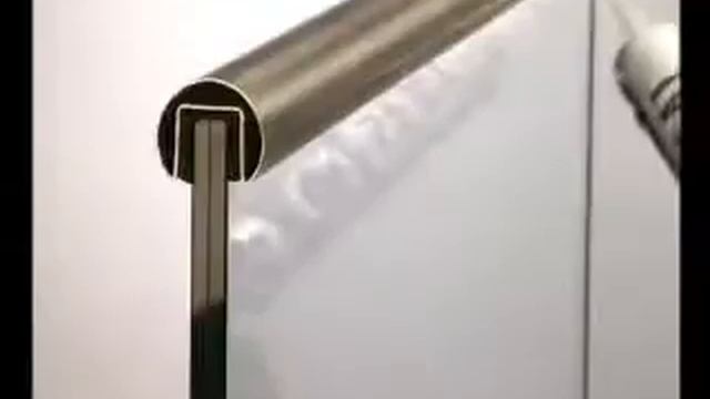Поручень для стеклянных ограждений EASY GLASS (Q-Railing) смотреть онлайн
