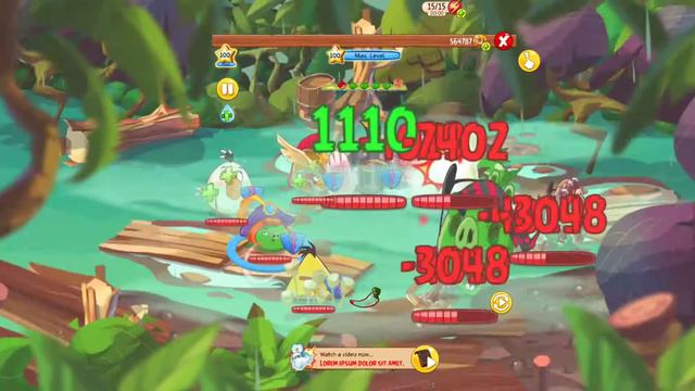Defeat Cave 26 Stages 6-9 with Weapon-Swapped Birds | Angry Birds Epic #121 смотреть онлайн