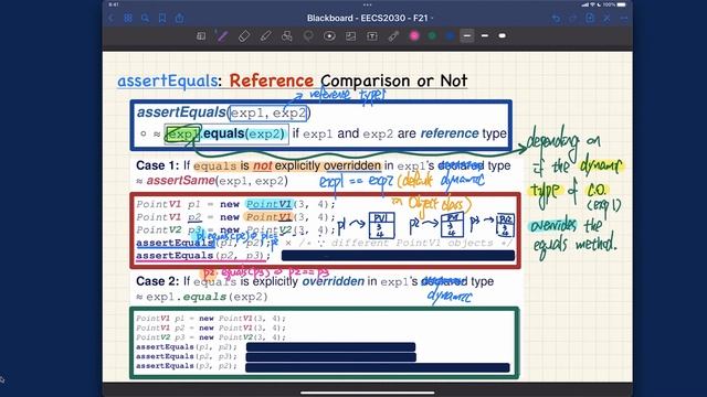 [HD] EECS2030 F21 - Lecture 3 - Part D - assertSame vs. assertEquals in JUnit смотреть онлайн