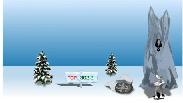 YetiSports 1 . Pingu Throw Gameplay ( Flash Game ) смотреть онлайн
