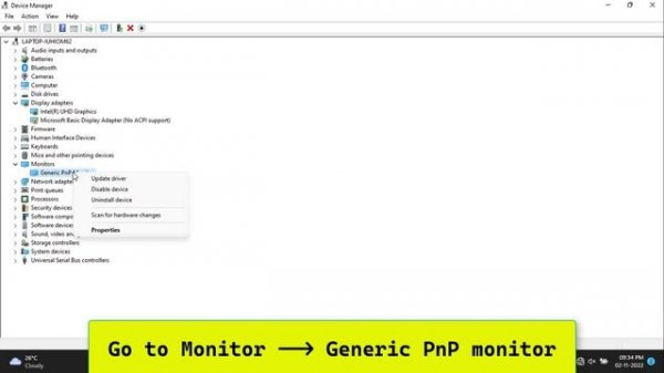 Fix Generic PnP Monitor Not Detected Problem on Windows 11 Tech hub