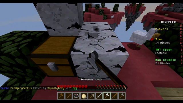 Mini Games - Неудачный Sky Wars + TNT RUN [Minecraft] (60 FPS) смотреть онлайн