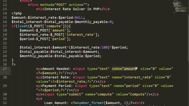 Interest Rate Solver in PHP смотреть онлайн