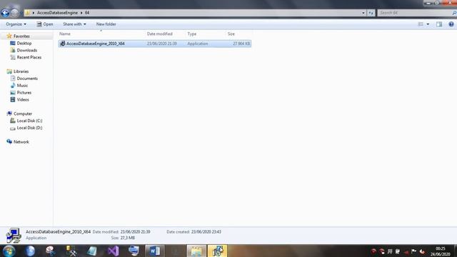 حل مشكلة ( the microsoft oledb.12.0 provider is not registered on local machine ) смотреть онлайн