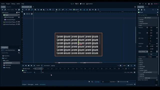 Popup Animation (Godot 3) смотреть онлайн