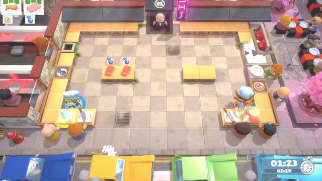 MAIN STORY SURVIVAL MODE LVL 1-1 OVERCOOKED ALL YOU CAN EAT WITH PHYREX смотреть онлайн