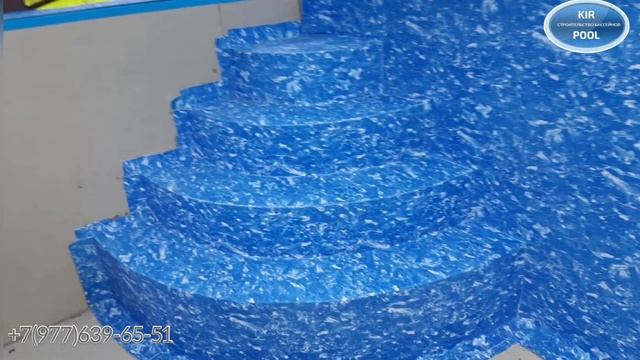Отделка бассейна пленкой ПВХ цвет мрамор смотреть онлайн