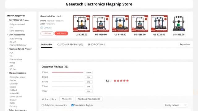 GEEETECH A10 A10M A10T 3D Printer Mix Color Upgrade GT2560 V4 04 1B Controlboard Open Source 220x22