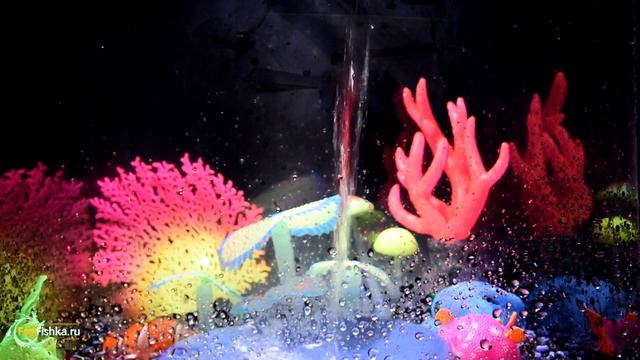 Светящийся глофиш аквариум GLOXY GLOW SET видео-обзор