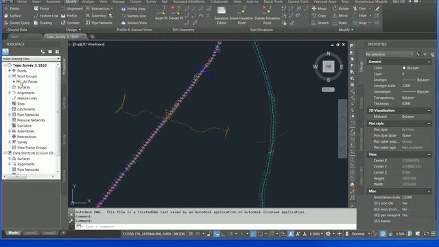 Civil 3D 2019 Introduction part4_Understanding Surfaces, Breaklines смотреть онлайн